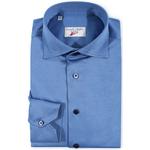 Product Color: EMANUELE MAFFEIS Overhemd ICARO SUN van stretch jersey kwaliteit, blauw