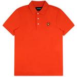 Product Color: LYLE AND SCOTT Polo met Eagle embleem, rood/oranje