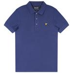 Product Color: LYLE AND SCOTT Polo met Eagle embleem, donker blauw