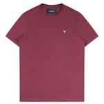Product Color: LYLE AND SCOTT T-shirt met Eagle embleem, bordeaux rood