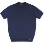 Product Color: GENTI T-shirt van technische Cool Dry kwaliteit, donker blauw