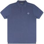 Product Color: MA.STRUM Polo met logo, donker blauw SS Piqué Polo