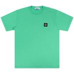 Product Color: STONE ISLAND T-shirt met logo op borst, groen