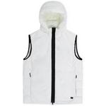 Product Color: WAHTS Bodywarmer Hedley met afneembare capuchon, wit