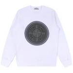 Product Color: STONE ISLAND Sweater met Lenticular One opdruk, wit