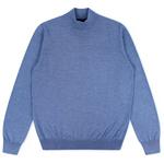 Product Color: TRUSSINI Turtleneck trui van merinowol, blauw