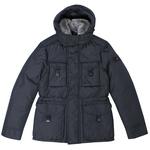 Product Color: PEUTEREY Winterjas Aiptek Fur met bontkraag en opgestikte zakken, zwart