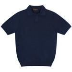 Product Color: DORIANI Poloshirt met open kraag, donkerblauw