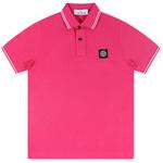 Product Color: STONE ISLAND Polo met embleem, roze