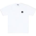 Product Color: STONE ISLAND T-shirt met logo op borst, wit