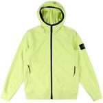 Product Color: STONE ISLAND Zomerjas van Soft Shell R kwaliteit, lime groen