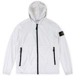 Product Color: STONE ISLAND Zomerjas Skin Touch Nylon met gevoerde capuchon, ice wit
