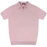 Product Color: TRUSSINI Poloshirt met open kraag, roze