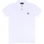 Product Color: MA.STRUM Polo met borduursel, wit