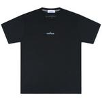 Product Color: STONE ISLAND T-shirt met Tricromia Three opdruk, zwart
