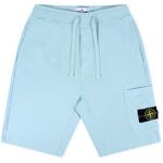 Product Color: STONE ISLAND Korte broek van sweatstof, lichtblauw