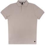 Product Color: WAHTS Polo Page met open kraag, beige