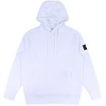Product Color: LYLE AND SCOTT Hoodie met Eagle label op arm, wit