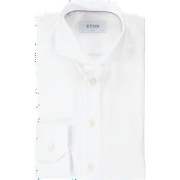 Overview image: ETON Strijkvrij SLIM overhemd met cut away boord, wit