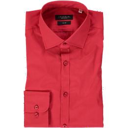 Overview image: TRUSSINI Rood slim-fit overhemd van stretch kwaliteit