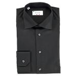 Product Color: ETON Overhemd Strijkvrij SLIM overhemd met widespread boord, zwart