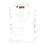 Product Color: BARBA JOURNEY strijkvrij overhemd van oxford kwaliteit, wit