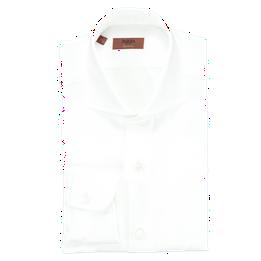 Overview image: BARBA JOURNEY strijkvrij overhemd van oxford kwaliteit, wit