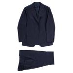 Product Color: CESARE ATTOLINI Donkerblauw handgemaakt pak, wol 150'S