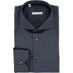 Product Color: EMANUELE MAFFEIS Donkerblauw overhemd van stretch kwaliteit, CALLA