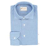 Product Color: EMANUELE MAFFEIS ICARO piqué overhemd SESTRI, licht blauw