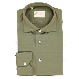 Overview image: EMANUELE MAFFEIS ICARO Overhemd Sun van stretch kwaliteit, legergroen