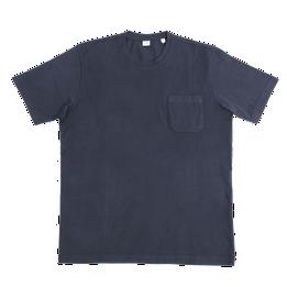 Overview image: ASPESI Ronde hals t-shirt met borstzak, donker blauw