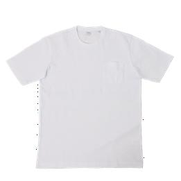 Overview image: ASPESI Ronde hals t-shirt met borstzak, wit