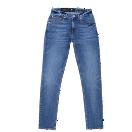 Overview second image: 7 FOR ALL MANKIND Mid blue Slimmy Tapered fit jeans