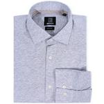 Product Color: GENTI Overhemd met skin-fit® pasvorm, gemêleerd grijs