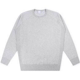 Overview image: ASPESI Wollen sweater van Geelong wol kwaliteit, licht grijs