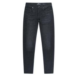 7 For All Mankind Slim jeans blauw casual uitstraling Mode Spijkerbroeken Slim jeans 
