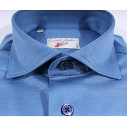 Overview second image: EMANUELE MAFFEIS ICARO Overhemd Sun van stretch kwaliteit, blauw