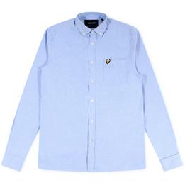 Overview image: LYLE AND SCOTT Overhemd met button-down kraag en Eagle embleem, licht blauw