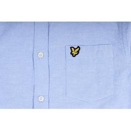 Overview second image: LYLE AND SCOTT Overhemd met button-down kraag en Eagle embleem, licht blauw