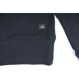 Overview second image: WAHTS Sweater Rowe van piqué kwaliteit, zwart