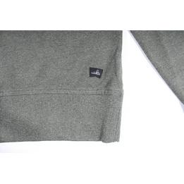 Overview second image: WAHTS Sweater Rowe van piqué kwaliteit, legergroen