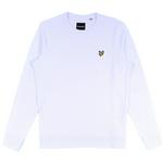Product Color: LYLE AND SCOTT Sweater met Eagle embleem, wit