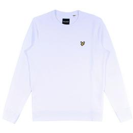 Overview image: LYLE AND SCOTT Sweater met Eagle embleem, wit