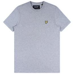 Overview image: LYLE AND SCOTT T-shirt met Eagle embleem, grijs