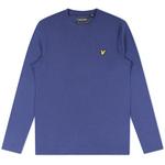 Product Color: LYLE AND SCOTT T-shirt met lange mouwen, donker blauw