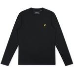 Product Color: LYLE AND SCOTT T-shirt met lange mouwen, zwart