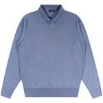 Product Color: CESARE ATTOLINI Zomertrui van cashmere-linnen kwaliteit, jeans blauw