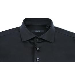 Overview second image: DESOTO LUXURY Poloshirt met overhemdkraag, zwart