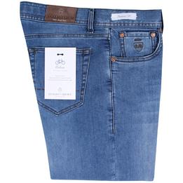 Overview image: RICHARD J. BROWN Jeans Tokyo van katoen-stretch kwaliteit, afgewerkt met bruine details